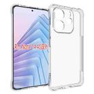 For Redmi Note 14 4G 163.25mm Shockproof Non-slip Thickening TPU Phone Case(Transparent) - 1