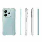 For Redmi Note 14 4G 163.25mm Shockproof Non-slip Thickening TPU Phone Case(Transparent) - 2