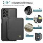 For Samsung Galaxy A13 4G JEEHOOD J05 Business Magnetic Style RFID Leather Phone Case(Black) - 2