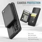 For Samsung Galaxy A13 4G JEEHOOD J05 Business Magnetic Style RFID Leather Phone Case(Black) - 3