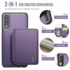 For Samsung Galaxy A50 JEEHOOD J05 Business Magnetic Style RFID Leather Phone Case(Purple) - 2