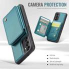 For Samsung Galaxy A14 4G / 5G JEEHOOD J05 Business Magnetic Style RFID Leather Phone Case(Blue Green) - 3