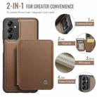 For Samsung Galaxy A14 4G / 5G JEEHOOD J05 Business Magnetic Style RFID Leather Phone Case(Brown) - 2