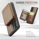 For Samsung Galaxy A14 4G / 5G JEEHOOD J05 Business Magnetic Style RFID Leather Phone Case(Brown) - 3