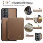 For Samsung Galaxy A24 4G JEEHOOD J05 Business Magnetic Style RFID Leather Phone Case(Brown) - 2