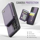 For Samsung Galaxy A33 5G JEEHOOD J05 Business Magnetic Style RFID Leather Phone Case(Purple) - 3