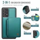 For Samsung Galaxy A53 5G JEEHOOD J05 Business Magnetic Style RFID Leather Phone Case(Blue Green) - 2