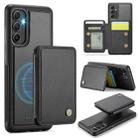 For Samsung Galaxy A54 5G JEEHOOD J05 Business Magnetic Style RFID Leather Phone Case(Black) - 1