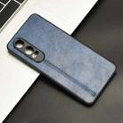 For OnePlus Nord CE4 Lite Cow Pattern Sewing Card Bag Phone Case(Blue) - 2