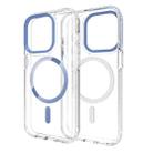 For iPhone 15 Pro Max Lens Protection Frame MagSafe Phone Case(Blue) - 2