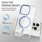 For iPhone 15 Pro Max Lens Protection Frame MagSafe Phone Case(Blue) - 3