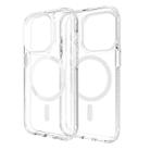 For iPhone 15 Pro Max Lens Protection Frame MagSafe Phone Case(White) - 2