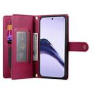 For Realme 13 Pro / 13 Pro+ Global Nine Card-slot Zipper Wallet Bag Leather Phone Case(Red) - 3