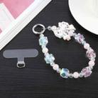 Mobile Phone Anti-lost Dazzling Colorful Bowknot Short Bead Chain - 2