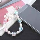 Mobile Phone Anti-lost Dazzling Colorful Bowknot Short Bead Chain - 3