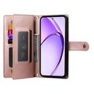 For OPPO A3 Pro Global Nine Card-slot Zipper Wallet Bag Leather Phone Case(Pink) - 3