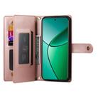 For OPPO Reno13 F 4G / 5G Nine Card-slot Zipper Wallet Bag Leather Phone Case(Pink) - 3