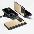 For Google Pixel 9 Pro Fold PU Leather Black Frame Full Coverage Phone Case(Gold) - 2