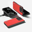 For Google Pixel 9 Pro Fold ABEEL Genuine Leather Luolai Series Phone Case(Red) - 2