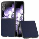 For Xiaomi Mix Flip PU Leather Black Frame Full Coverage Phone Case(Dark Blue) - 1