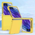 For Motorola Razr 50 Ultra Fuel Injection PC Skin Feel Phone Case(Yellow) - 1