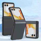 For Motorola Razr 50 Fuel Injection PC Skin Feel Phone Case(Black) - 1