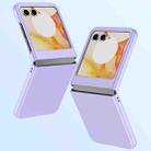 For Motorola Razr 50 Fuel Injection PC Skin Feel Phone Case(Black) - 2