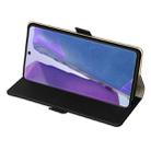 For Samsung Galaxy Note 20 DZGOGO MILO Series PC + PU Horizontal Flip Leather Case with Holder & Card Slot & Wallet(Black) - 4