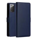 For Samsung Galaxy Note 20 Ultra DZGOGO MILO Series PC + PU Horizontal Flip Leather Case with Holder & Card Slot & Wallet(Blue) - 1