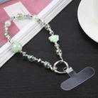 Heidi Beads Square Beads Chain Anti-lost Short Lanyard(Green) - 1