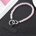 Beads Chain Anti-lost Short Lanyard(Pink) - 1