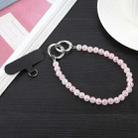 Beads Chain Anti-lost Short Lanyard(Pink) - 3