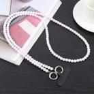 Gradient Beads Long Chain Round Anti-lost Rope(Pink) - 1