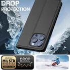 For iPhone 14 Pro Max LC.IMEEKE L1 Series Frosted Fine Texture PU Phone Case(Black) - 3