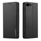 For iPhone 7 / 8 / SE 2020 LC.IMEEKE L1 Series Frosted Fine Texture PU Phone Case(Black) - 2