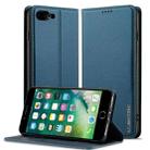 For iPhone 7 / 8 / SE 2020 LC.IMEEKE L1 Series Frosted Fine Texture PU Phone Case(Blue) - 1