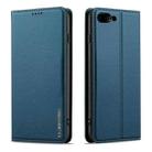 For iPhone 7 / 8 / SE 2020 LC.IMEEKE L1 Series Frosted Fine Texture PU Phone Case(Blue) - 2