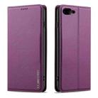 For iPhone 7 / 8 / SE 2020 LC.IMEEKE L1 Series Frosted Fine Texture PU Phone Case(Purple) - 2