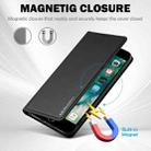 For iPhone SE 2022 LC.IMEEKE L1 Series Frosted Fine Texture PU Phone Case(Black) - 3