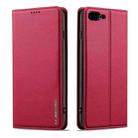 For iPhone SE 2022 LC.IMEEKE L1 Series Frosted Fine Texture PU Phone Case(Red) - 2