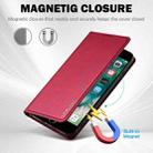 For iPhone SE 2022 LC.IMEEKE L1 Series Frosted Fine Texture PU Phone Case(Red) - 3