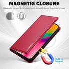 For iPhone 16 Pro LC.IMEEKE L1 Series Frosted Fine Texture PU Phone Case(Red) - 3