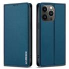 For iPhone 11 Pro LC.IMEEKE L1 Series Frosted Fine Texture PU Phone Case(Blue) - 2