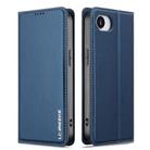 For iPhone 16e LC.IMEEKE L1 Series Frosted Fine Texture PU Phone Case(Blue) - 2