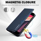 For iPhone 16e LC.IMEEKE L1 Series Frosted Fine Texture PU Phone Case(Blue) - 3