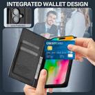 For iPhone 17 LC.IMEEKE L1 Series Frosted Fine Texture PU Phone Case(Black) - 3