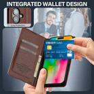 For iPhone 17 LC.IMEEKE L1 Series Frosted Fine Texture PU Phone Case(Brown) - 3