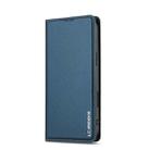 For iPhone 17 LC.IMEEKE L1 Series Frosted Fine Texture PU Phone Case(Blue) - 2