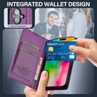 For iPhone 17 LC.IMEEKE L1 Series Frosted Fine Texture PU Phone Case(Purple) - 3