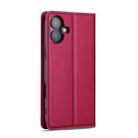 For iPhone 17 LC.IMEEKE L1 Series Frosted Fine Texture PU Phone Case(Red) - 4